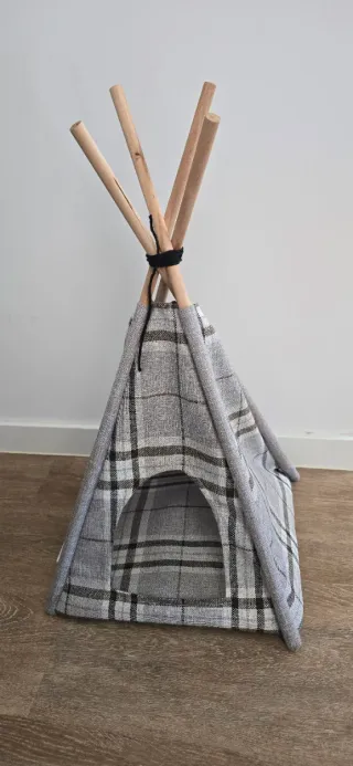 Casita para gatos tipo tipi