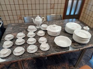 Vajilla Pontesa Porcelana Flores