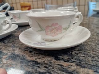 Vajilla Pontesa Porcelana Flores