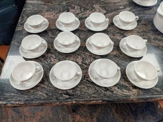 Vajilla Pontesa Porcelana Flores