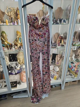 Vestido de noche con lentejuelas