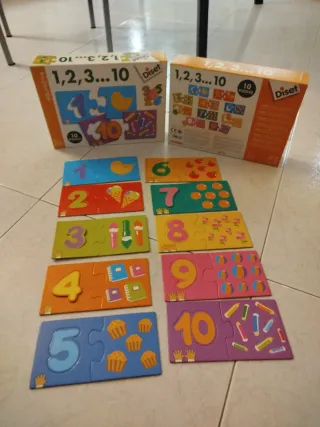 Juego educativo números 1-10 Diset