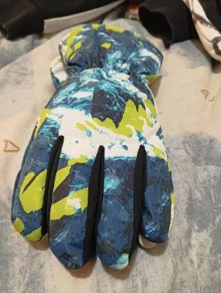 Guantes Nieve/Moto Azul y Verde