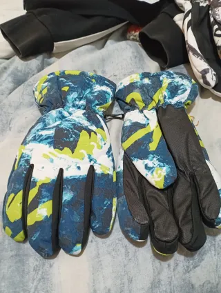 Guantes Nieve/Moto Azul y Verde