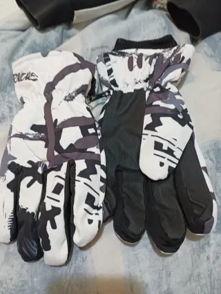 Guantes Nieve/Moto Azul y Verde