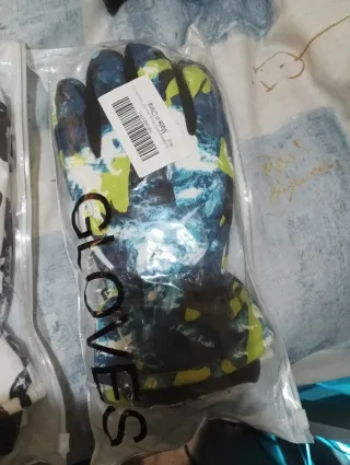 Guantes Nieve/Moto Azul y Verde