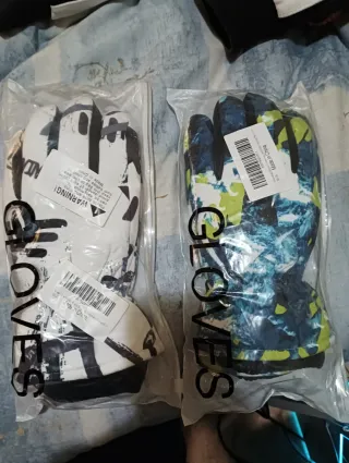 Guantes Nieve/Moto Azul y Verde