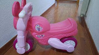 Moto Minnie Mouse Rosa Niña