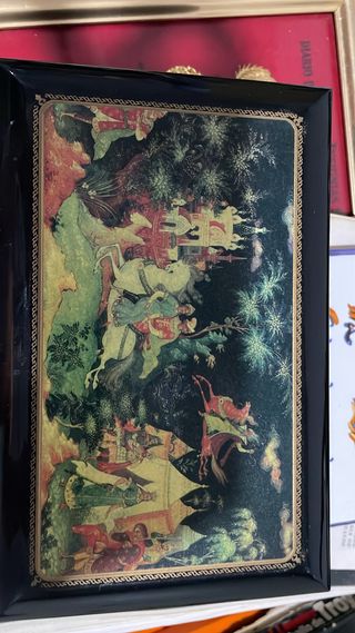 Pequeño televisor para ver monumentos turisticos G