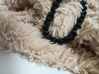 Pulsera y pendientes Lotería negros