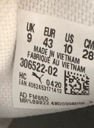 Zapatillas Puma BMW Motorsport Talla 43