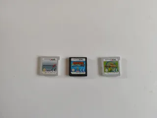 Pack 3 Cartuchos Nintendo 3DS