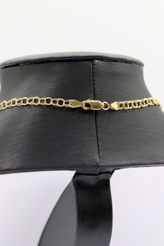 Gargantilla Ruleta Hueca Oro 18k