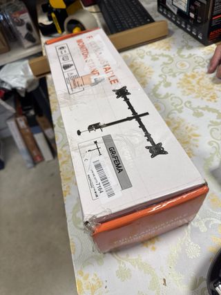 Soporte Doble Monitor Negro