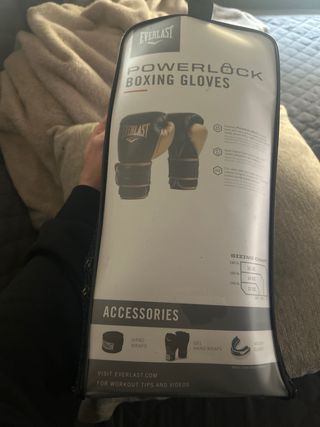 Guantes Boxeo Everlast Powerlock 12oz 140lb nuevos