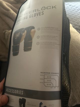 Guantes Boxeo Everlast Powerlock 12oz 140lb nuevos