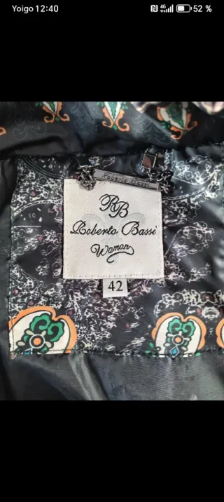 Chaquetón estampado multicolor