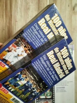 Lote 5 Películas VHS Real Madrid