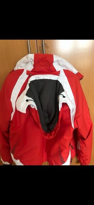 Chaqueta Esquí/Snow Talla S naranja y Blanca