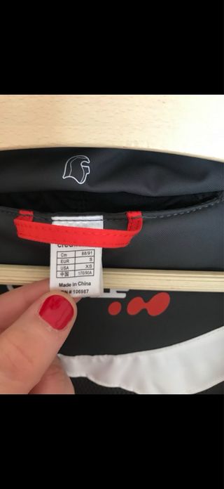 Chaqueta Esquí/Snow Talla S naranja y Blanca