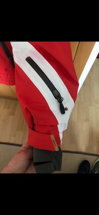 Chaqueta Esquí/Snow Talla S naranja y Blanca