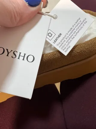 Zueco serraje piel marrón