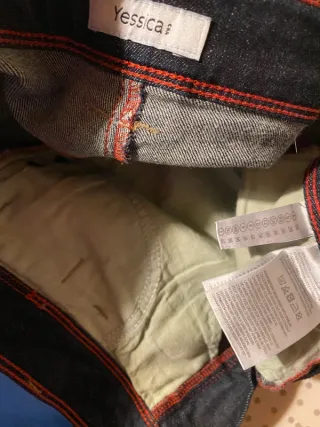 Falda vaquera Yessica C&A Talla 36 azul marino