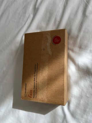 Cinturón embarazada beige