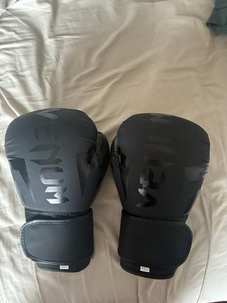 Guantes de Boxeo Venum Negros 12oz
