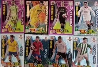 Lote de 128 cromos de fútbol ADRENALYN XL 2016,17