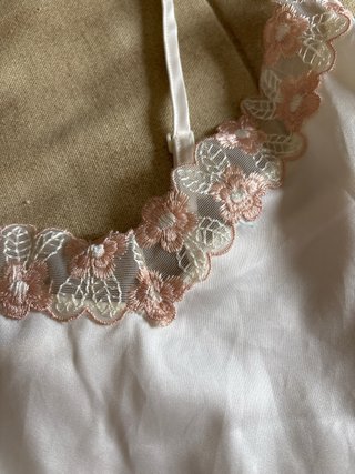 Conjunto novias: camisón , tanga, liguero y liga