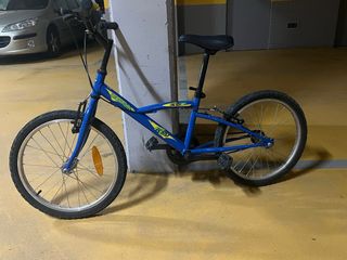 Bicicleta infantil azul Decathlon K20