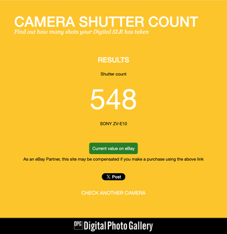 500 DISPAROS Sony ZV-E10 + Objetivo Kit