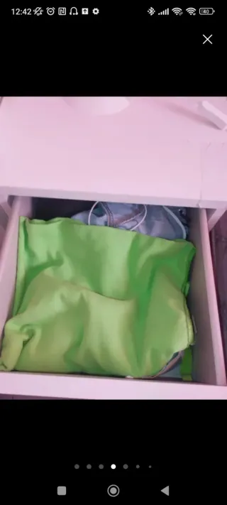 Oferta..Mesilla de noche blanca ikea 40x55 malm