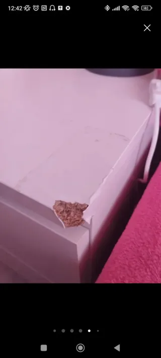 Oferta..Mesilla de noche blanca ikea 40x55 malm