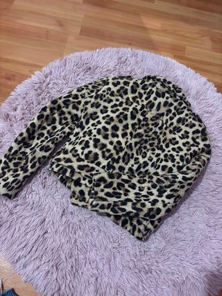 Chaqueta Zara Leopardo Talla S