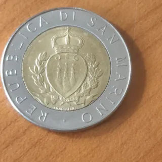 Moneta 500 Lire 1944 Terra Ospitale