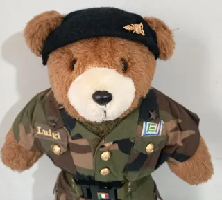 Orsetto peluche militare - Esercito Italiano