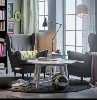 Mesa de centro blanca KRAGSTA