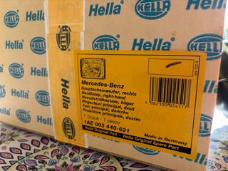 Faro Derecho HELLA Mercedes 74/88