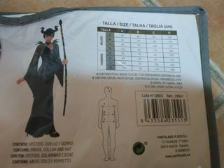 Disfraz Hada Negra Partilandia Talla L