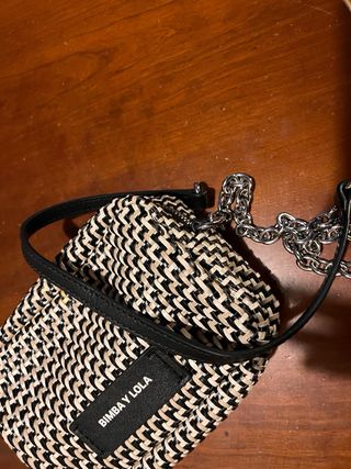 Bolso Bimba y Lola tejido trenzado