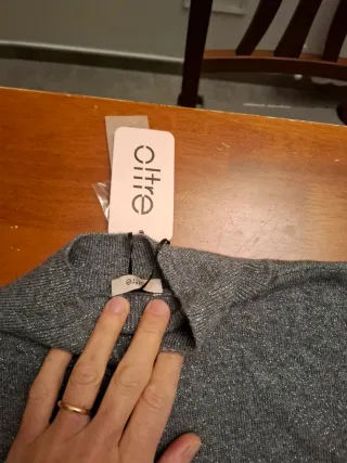 Maglioncino Oltre donna argento