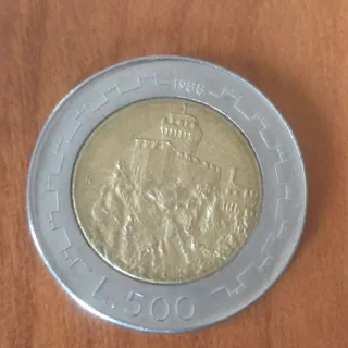 Moneta 500 Lire 1987