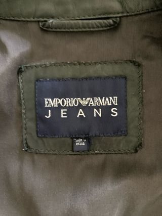 Cazadora Piel Emporio Armani Talla 42