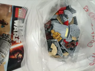 Lego Star Wars 75136 está completo sin caja