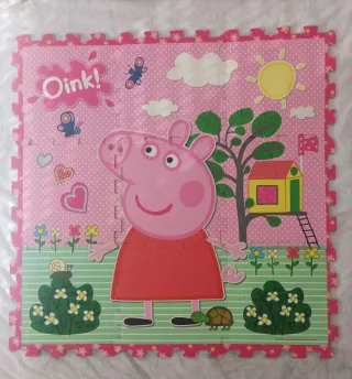 Alfombra Puzzle Peppa Pig 9 Piezas