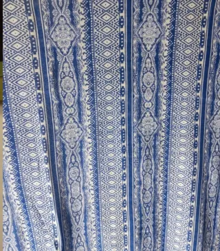 Sciarpa donna blu e bianca