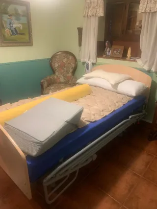 Cama sanitaria ajustable