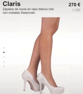 Zapatos de Novia Pura Lopez Blancos